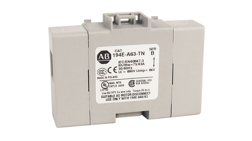Nullleiter-Klemme, 194E-A40 / 194E-A63